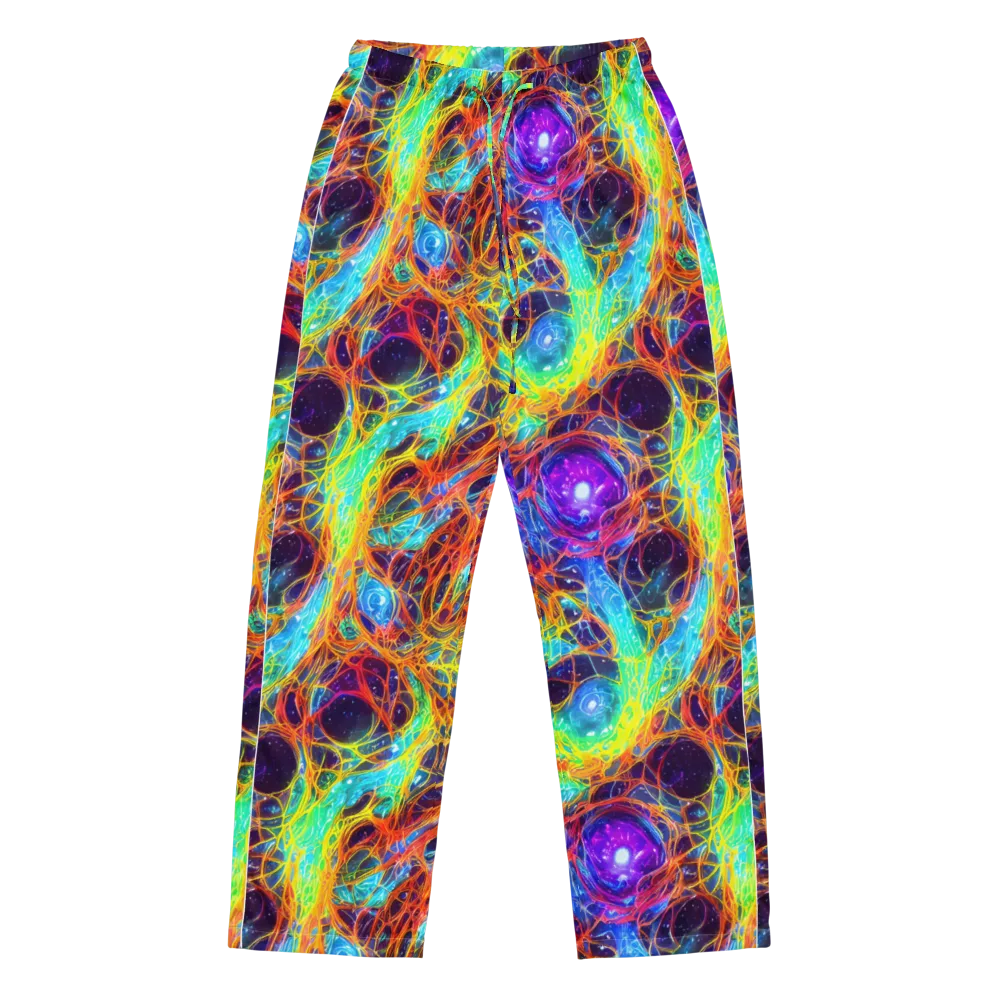 Biomorphic Voltage on Women's Pajama Pants — Front