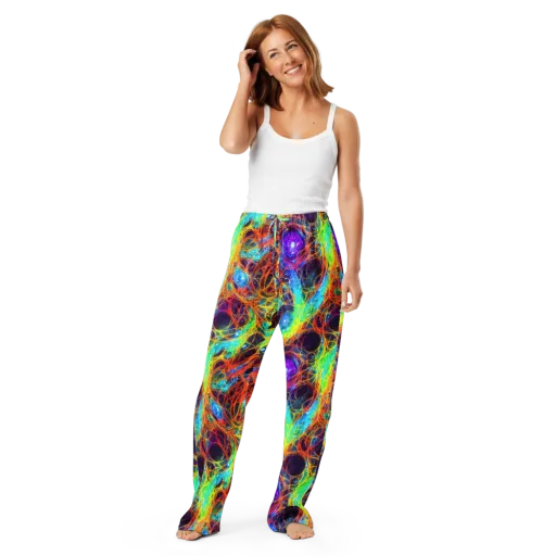 Biomorphic Voltage on a Women's Pajama Pants