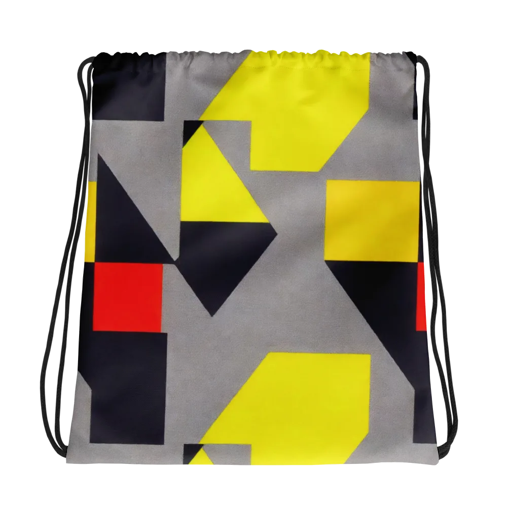Signal Geometry on Drawstring Bag — Photo