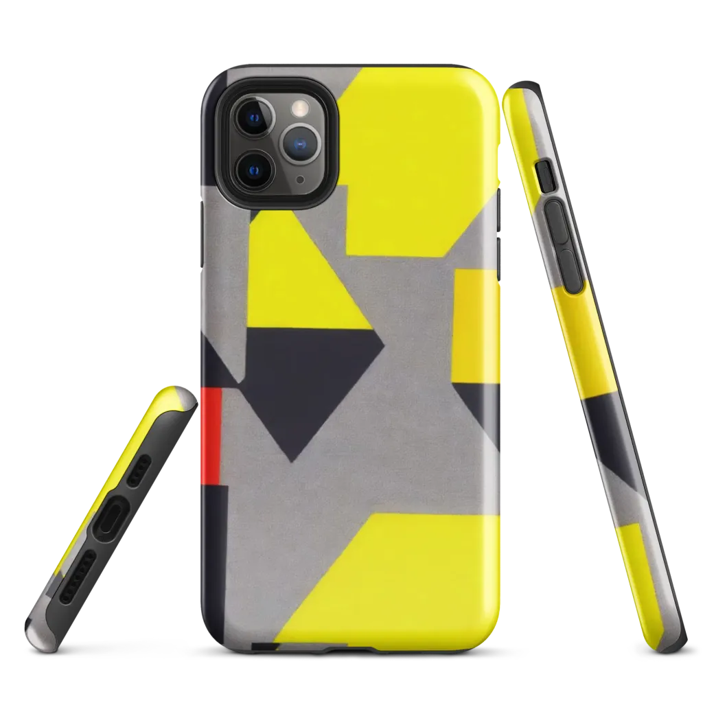 Signal Geometry on Tough Case for iPhone® — Front