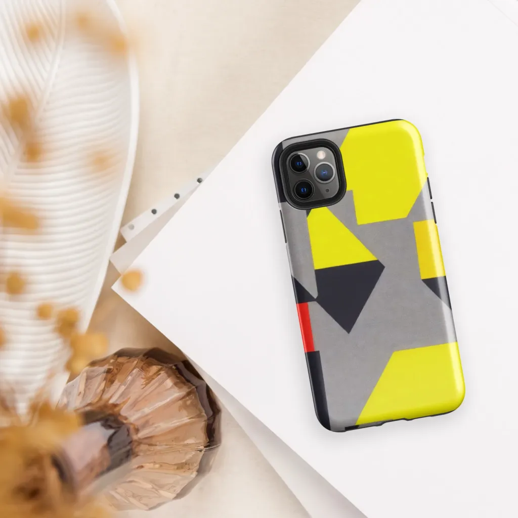 Signal Geometry on Tough Case for iPhone® — Front