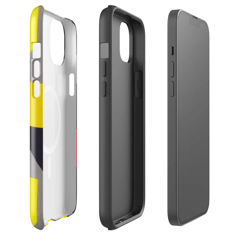 Signal Geometry on MagSafe Tough Case for iPhone® — Front
