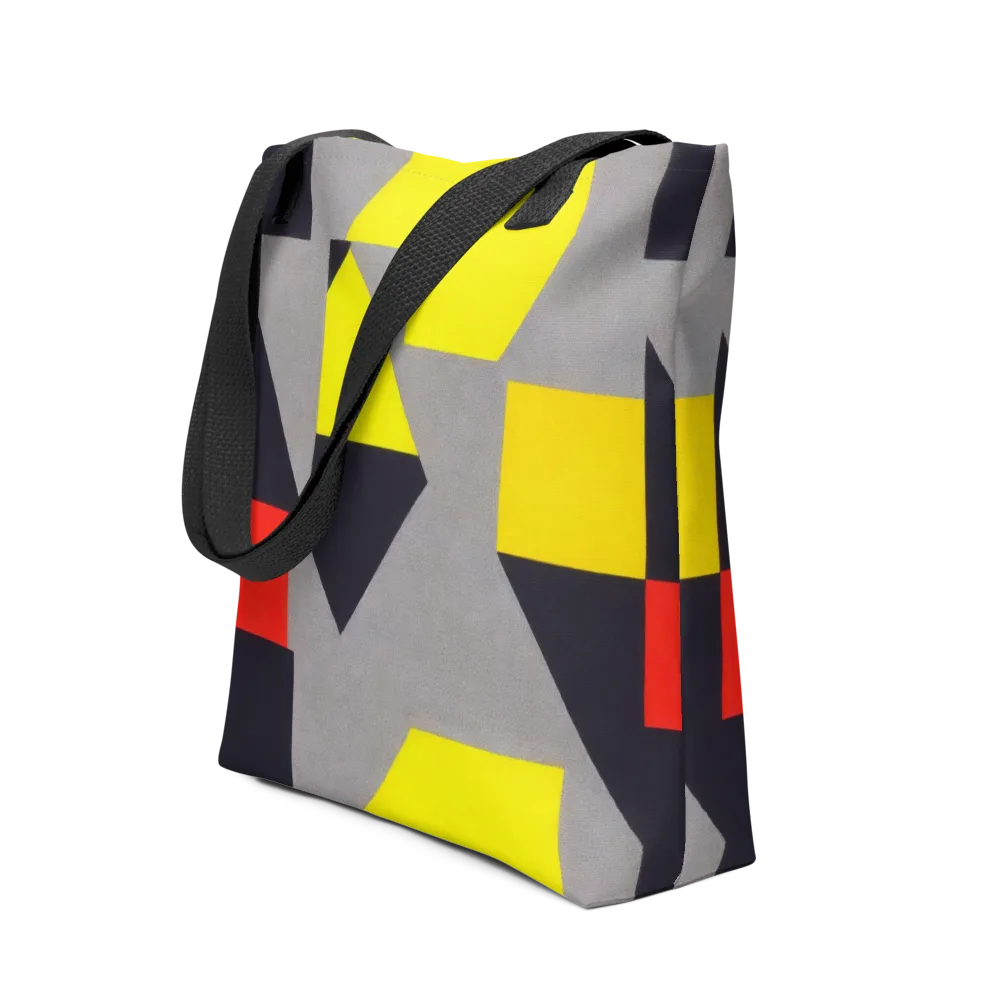 Signal Geometry on Tote Bag — Front