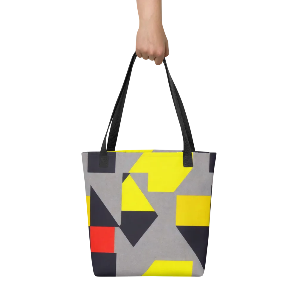 Signal Geometry on Tote Bag — Front