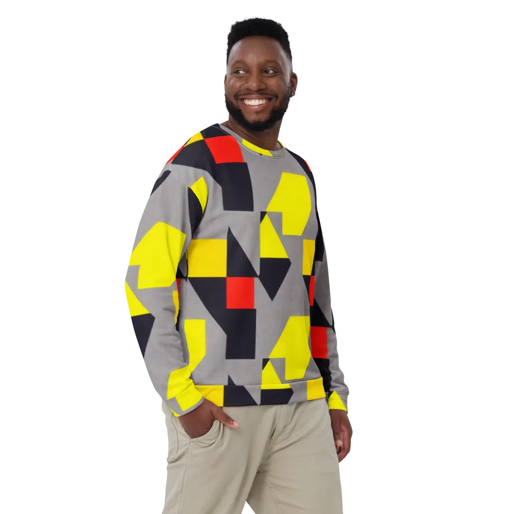 Signal Geometry on Sweatshirt — Front