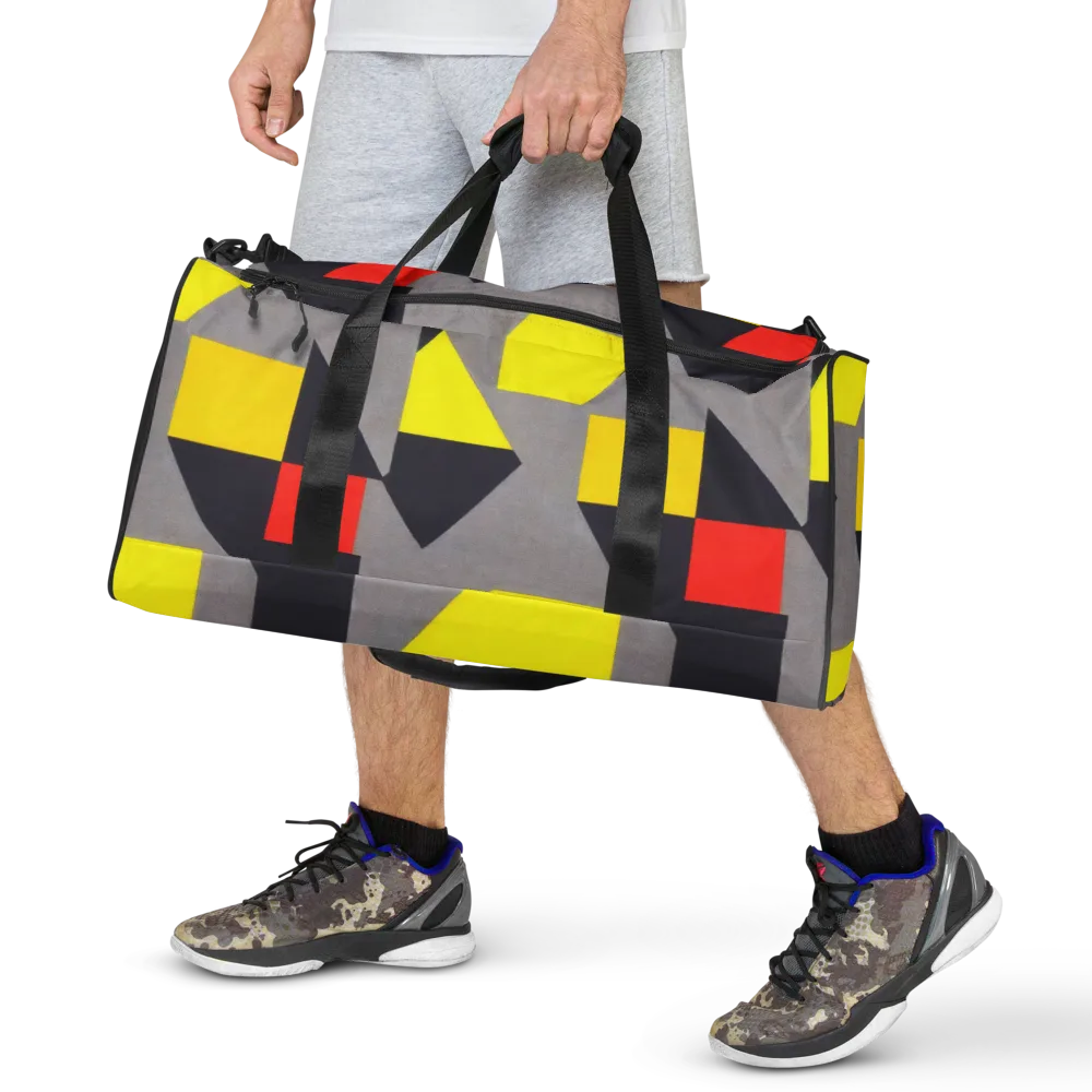 Signal Geometry on Duffle Bag — Front