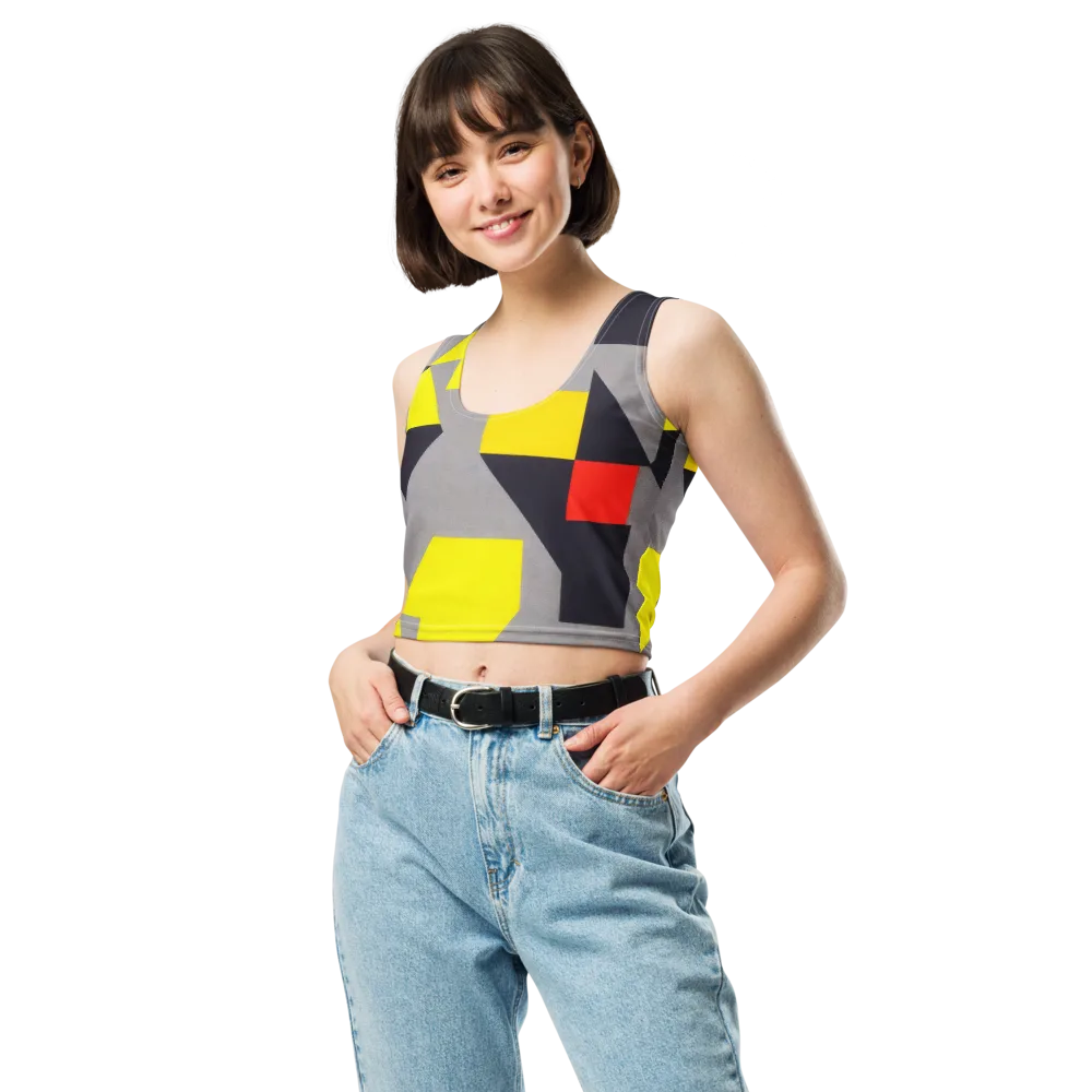 Signal Geometry on Crop Top — Front