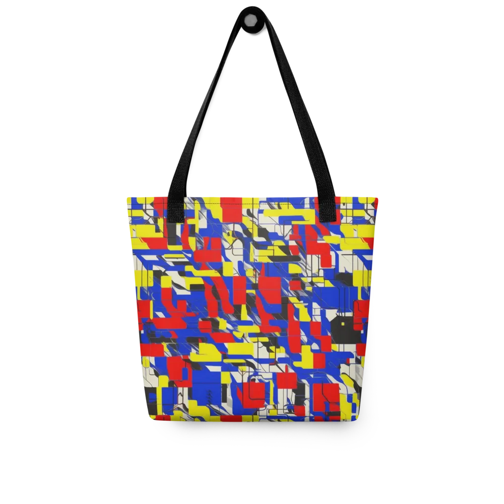 Electric Mondrian on Tote Bag — Front
