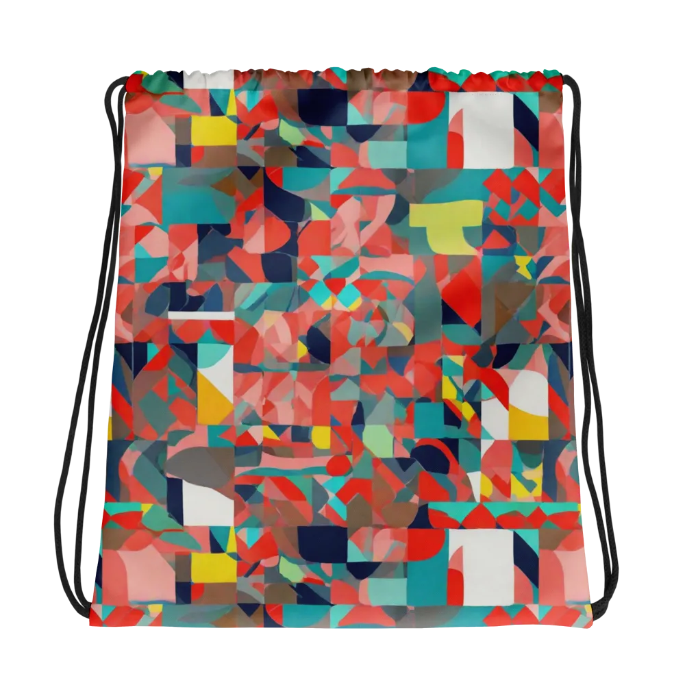 Modern Kaleidoscope on Drawstring Bag — Photo