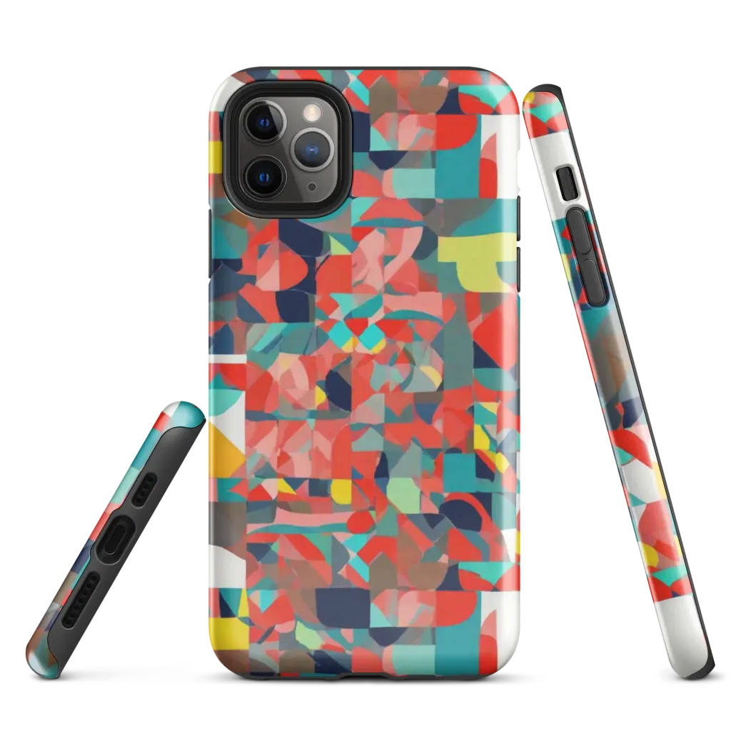 Modern Kaleidoscope on Tough Case for iPhone® — Front