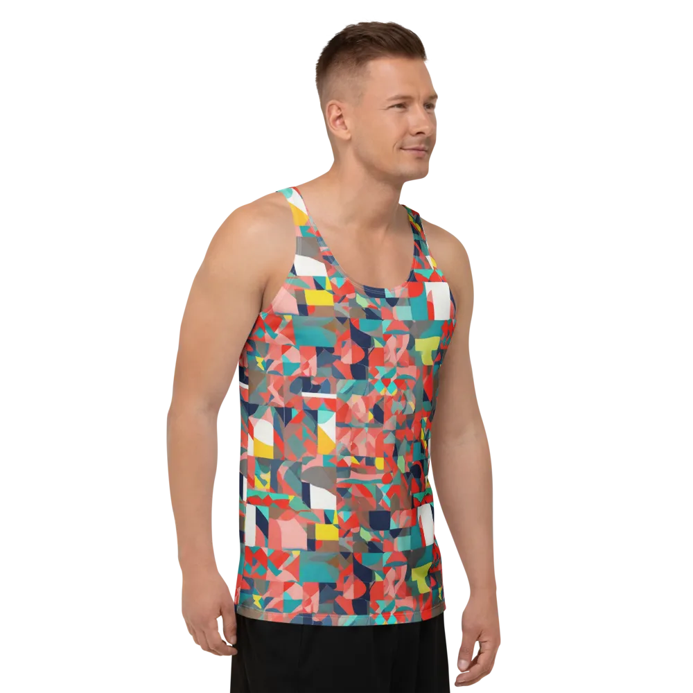 Modern Kaleidoscope on Men's Tank Top — Right Front