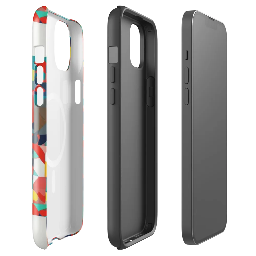 Modern Kaleidoscope on MagSafe Tough Case for iPhone® — Front
