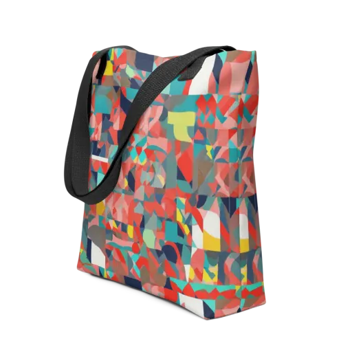 Modern Kaleidoscope on a Tote Bag