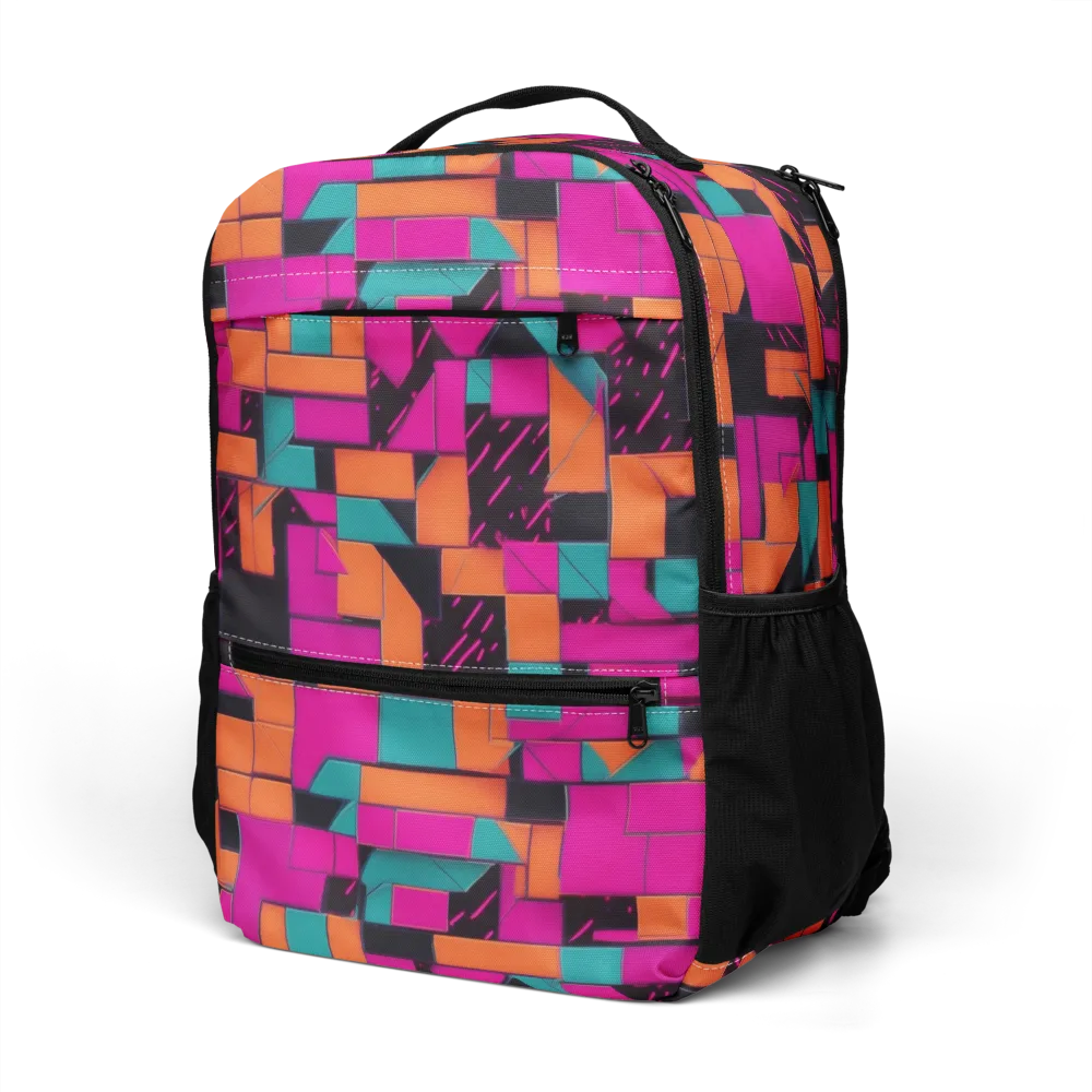Cyberblock on Utility Backpack — Left Front