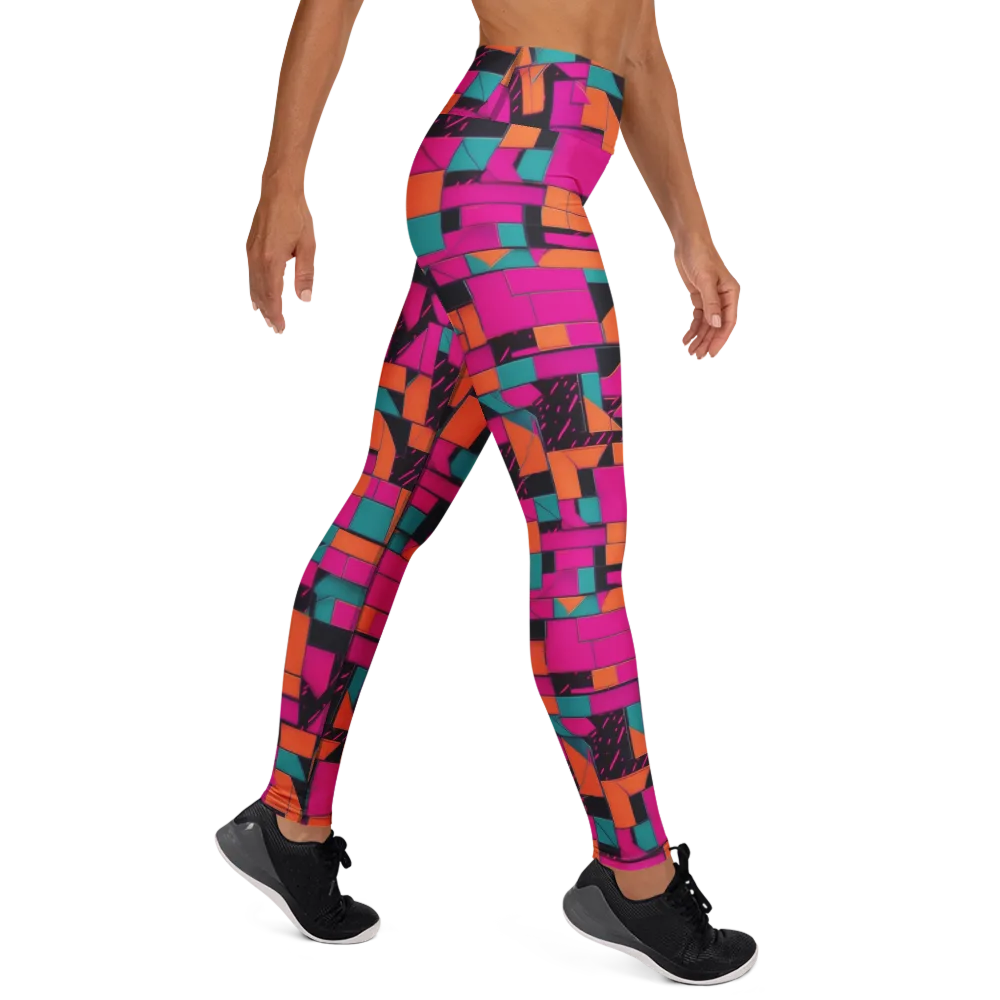Cyberblock on Yoga Leggings — Right