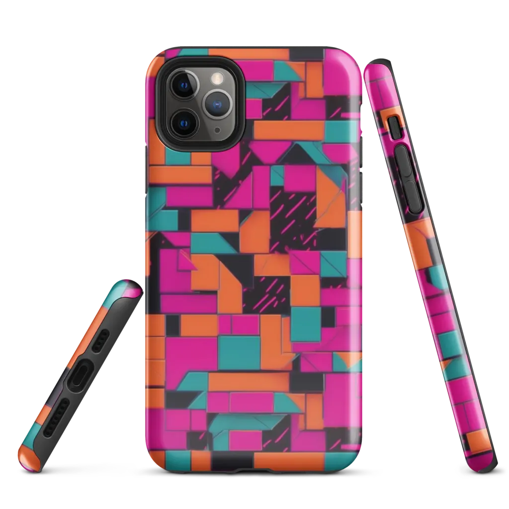 Cyberblock on Tough Case for iPhone® — Front