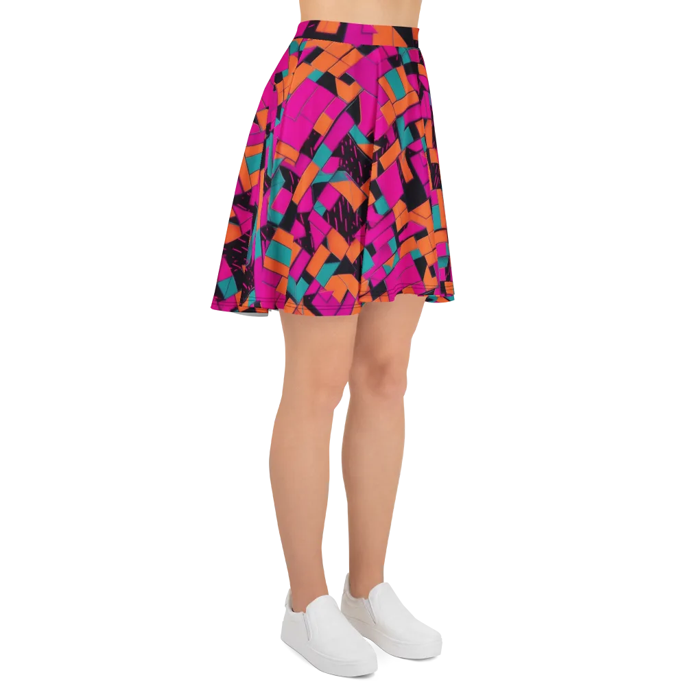 Cyberblock on Skater Skirt — Right