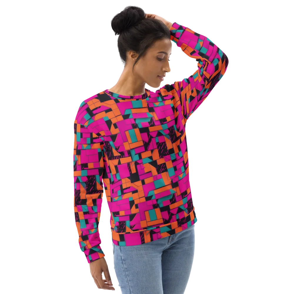 Cyberblock on Sweatshirt — Right Front