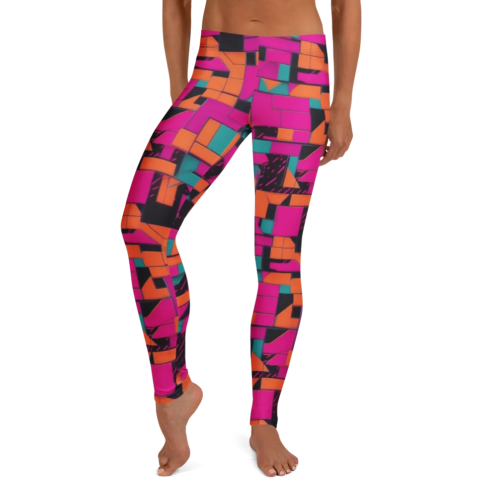 Cyberblock on Leggings — Front