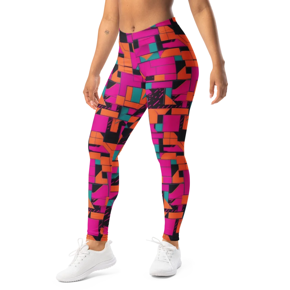 Cyberblock on Leggings — Left Front