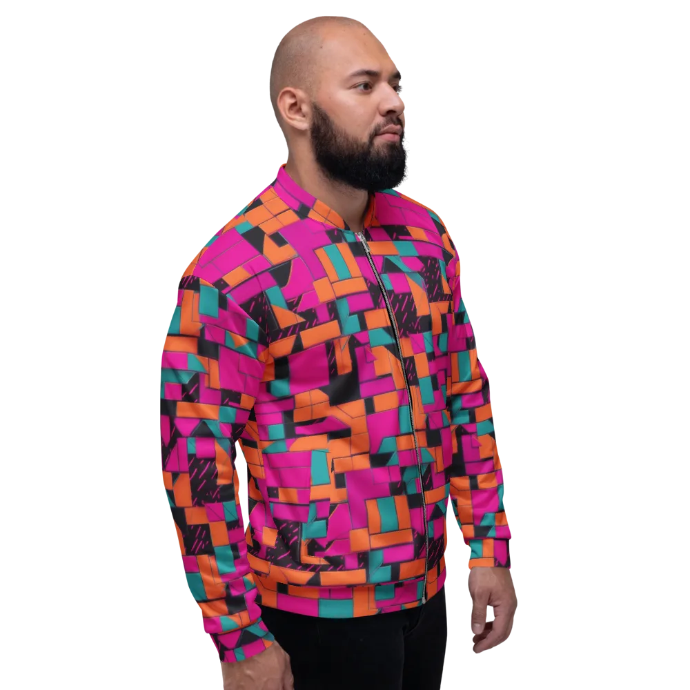 Cyberblock on Bomber Jacket — Right