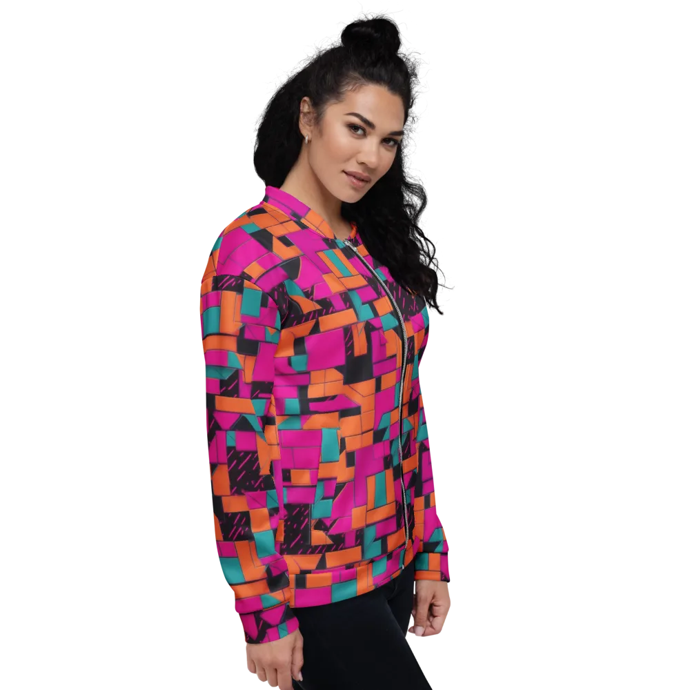 Cyberblock on Bomber Jacket — Right