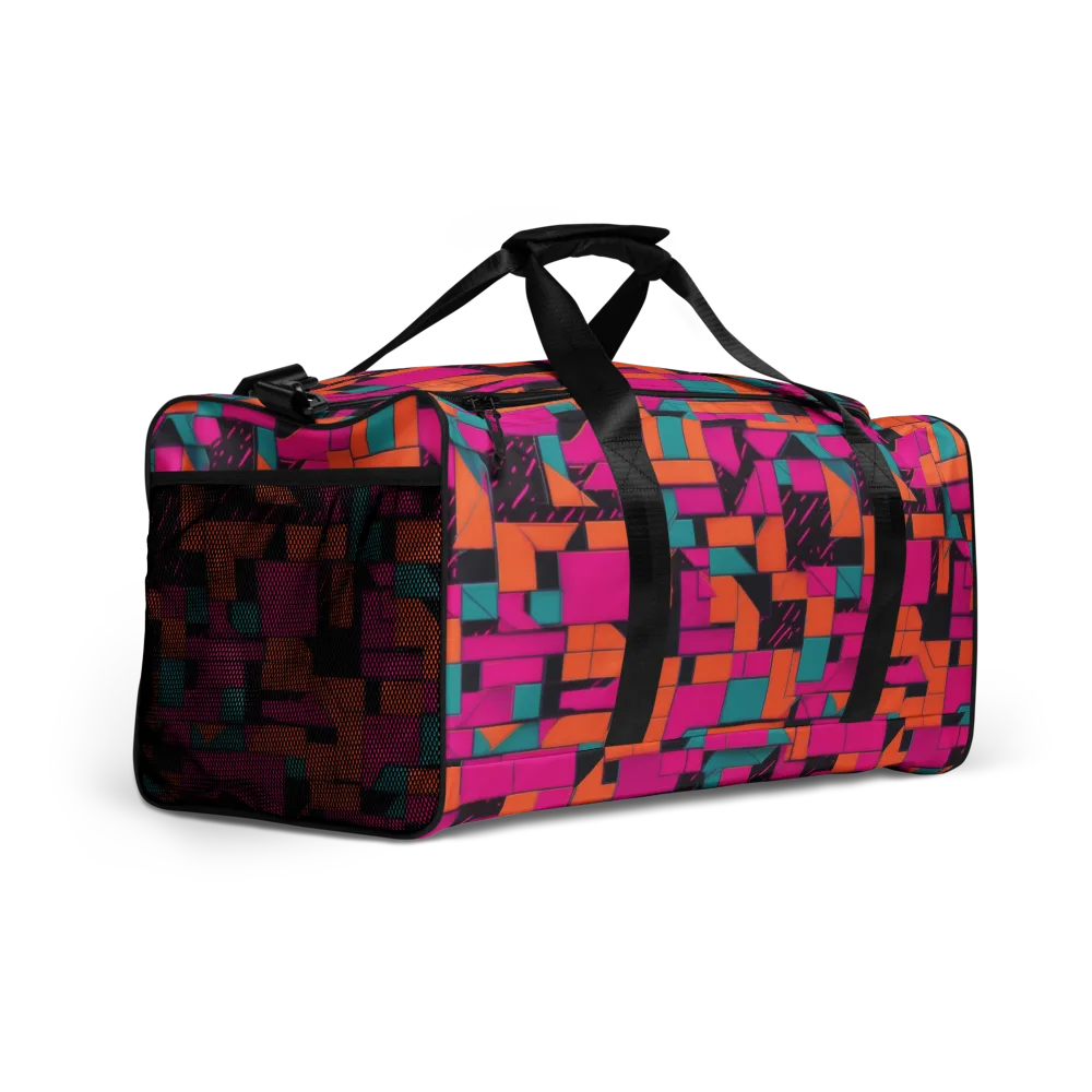 Cyberblock on Duffle Bag — Right Front
