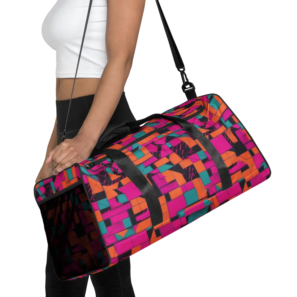 Cyberblock on Duffle Bag — Front