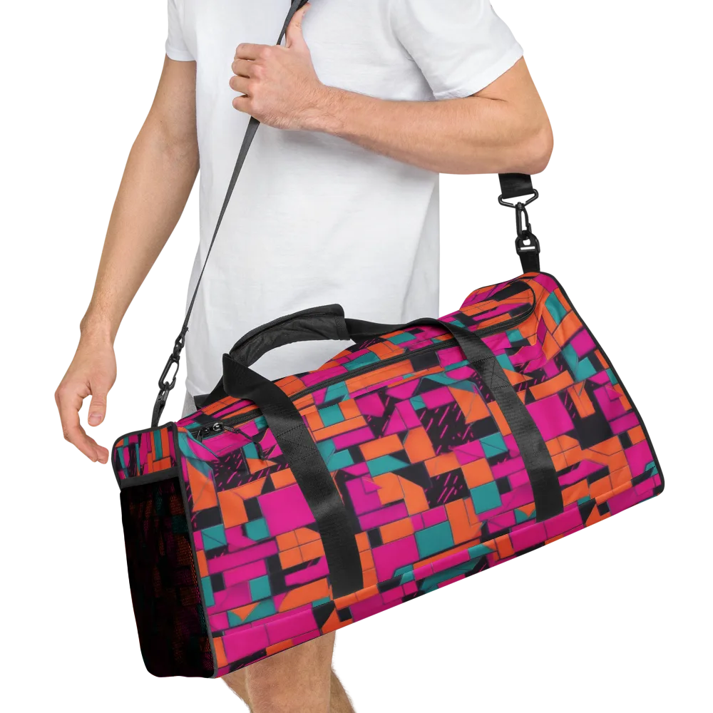 Cyberblock on Duffle Bag — Right Front