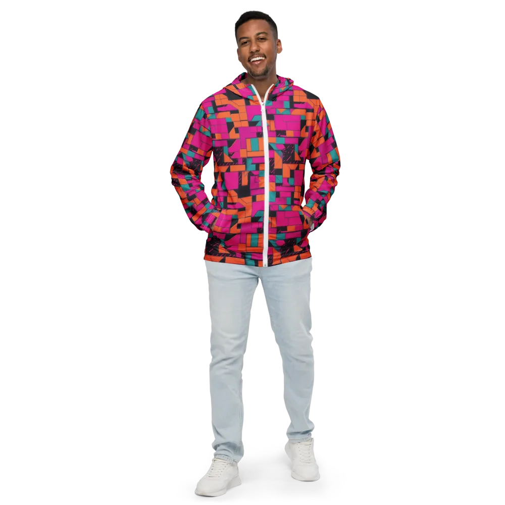 Cyberblock on Men's Windbreaker — Front