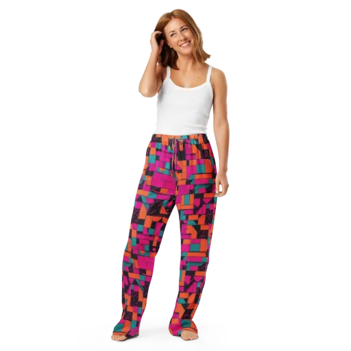 Cyberblock on a Women's Pajama Pants