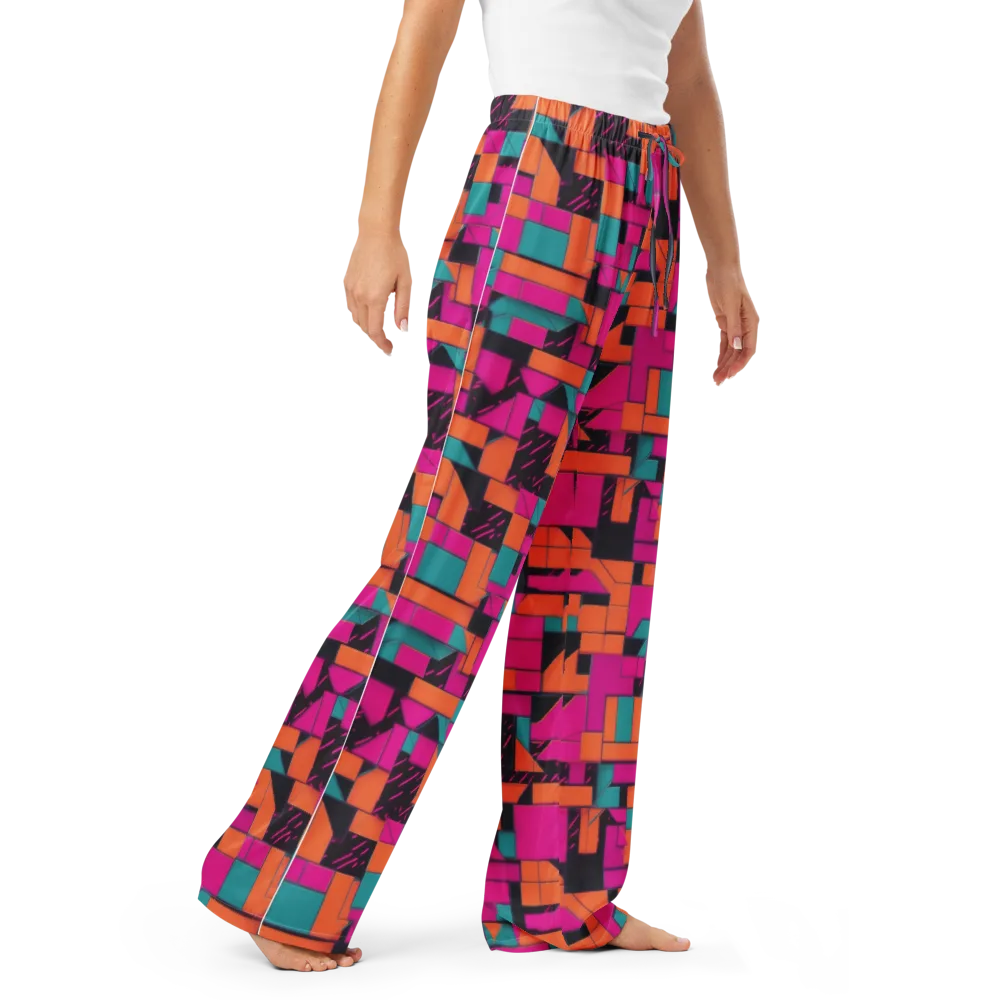 Cyberblock on Women's Pajama Pants — Right Front