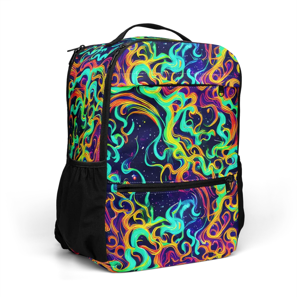 Cheston Swirl on Utility Backpack — Right Front