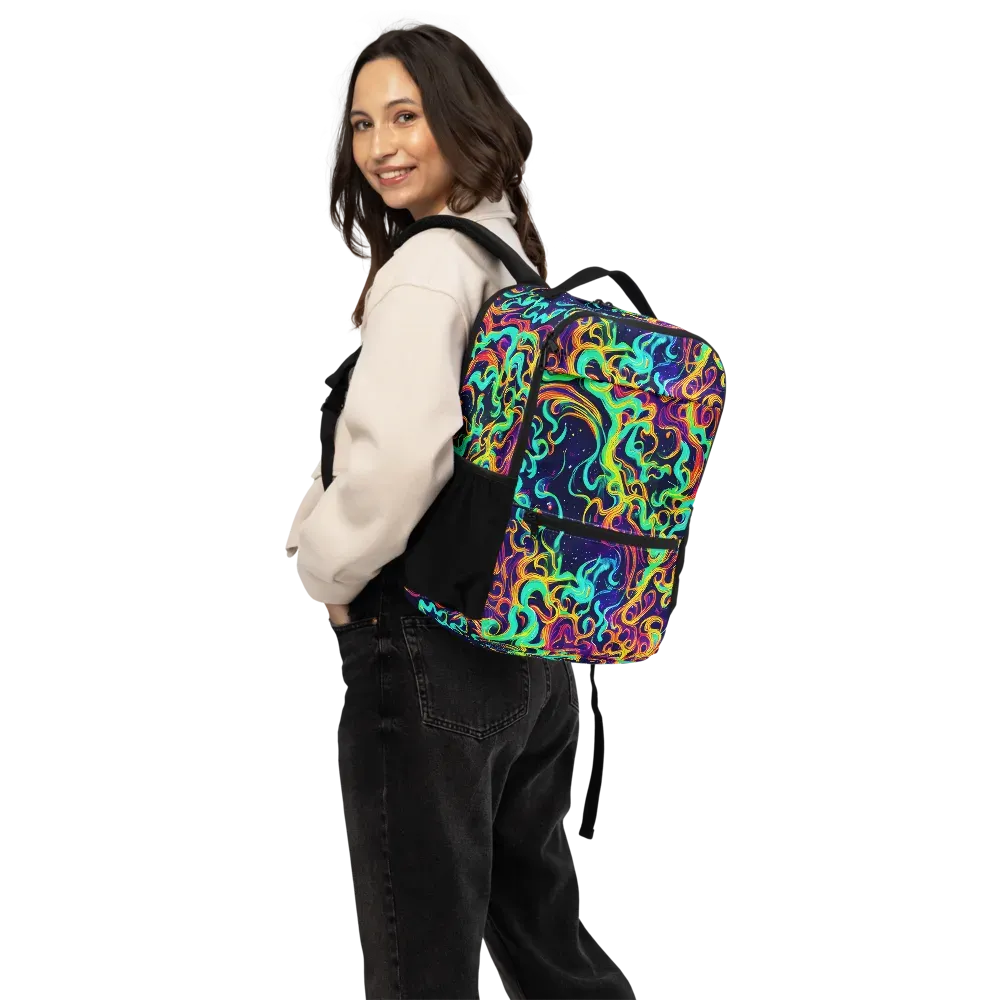 Cheston Swirl on Utility Backpack — Back