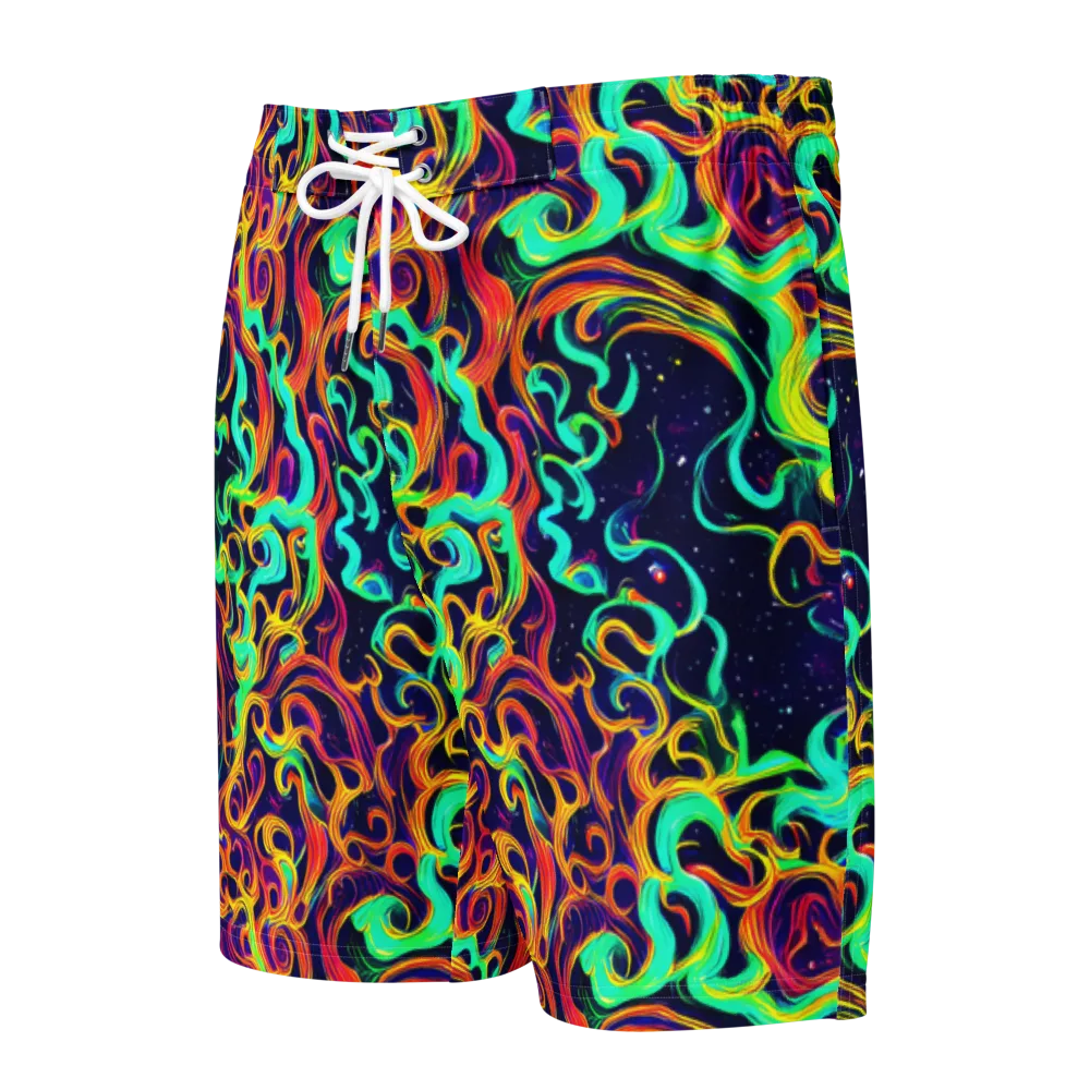 Cheston Swirl on Men's Board Shorts — Front