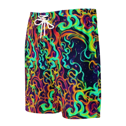 Cheston Swirl on a Men's Board Shorts