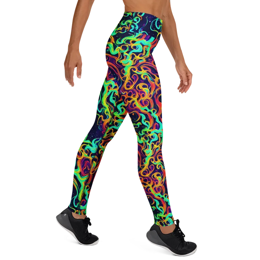 Cheston Swirl on Yoga Leggings — Right