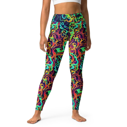 Cheston Swirl on a Yoga Leggings