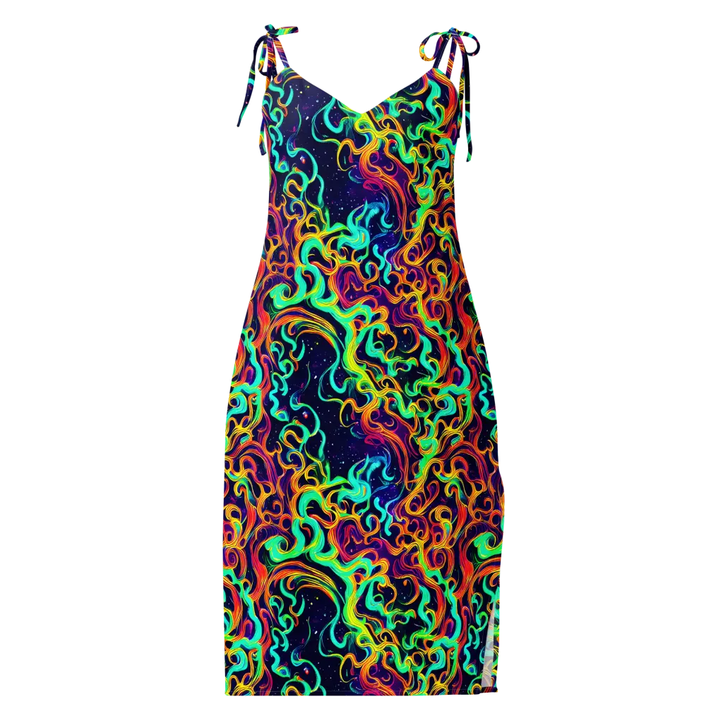 Cheston Swirl on Slip Dress — Front