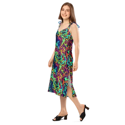 Cheston Swirl on a Slip Dress