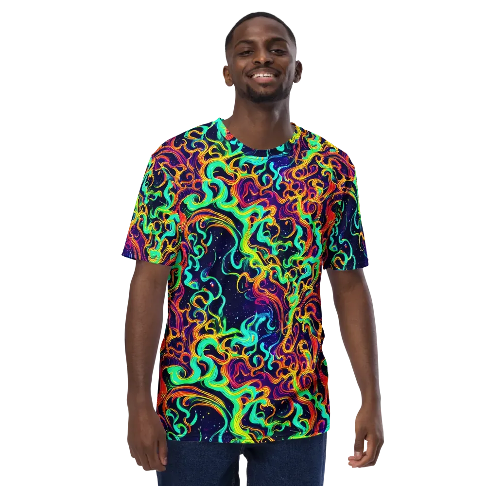 Cheston Swirl on Men's Crew Neck T-Shirt — Front