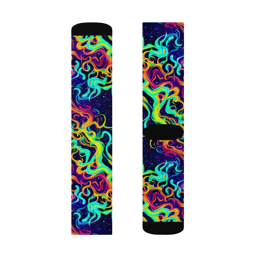 Cheston Swirl on Socks — Left Sock