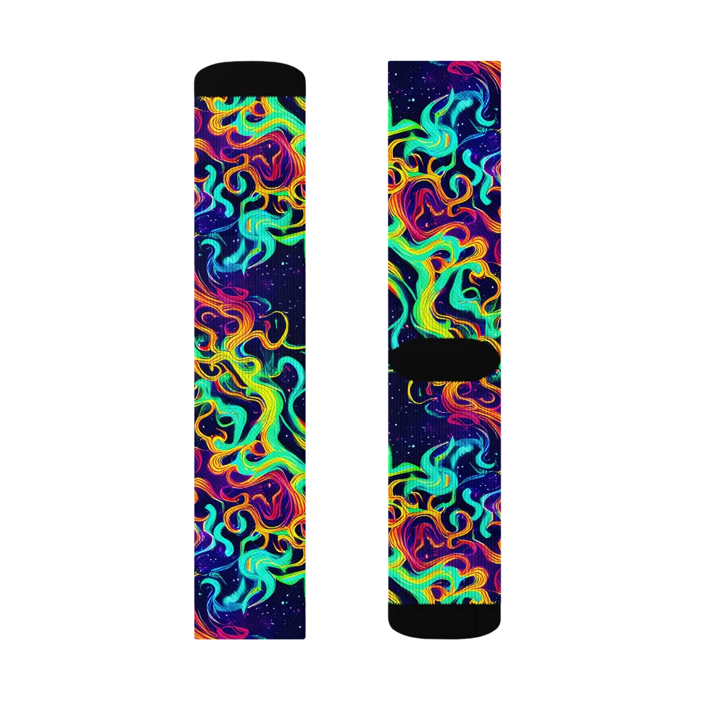 Cheston Swirl on Socks — Right Sock