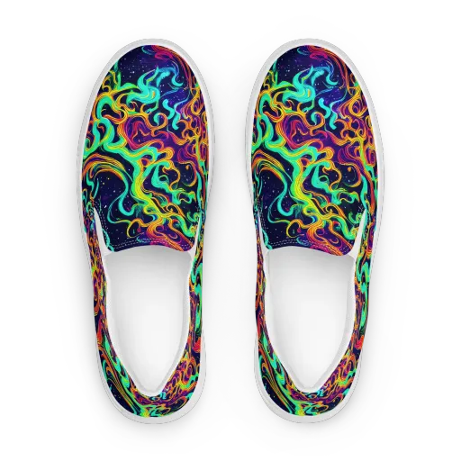 Cheston Swirl on a Women's Slip-On Canvas Shoes