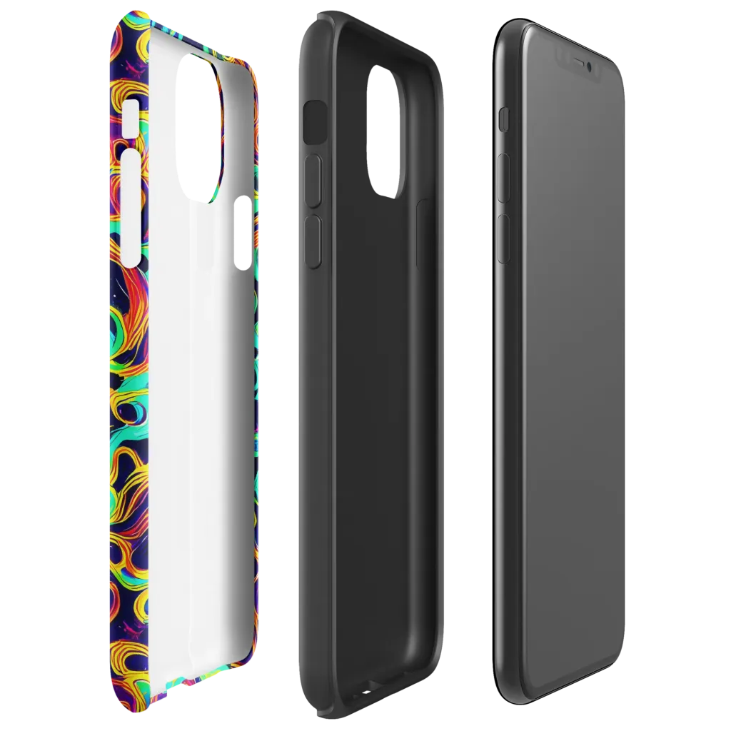 Cheston Swirl on Tough Case for iPhone® — Right