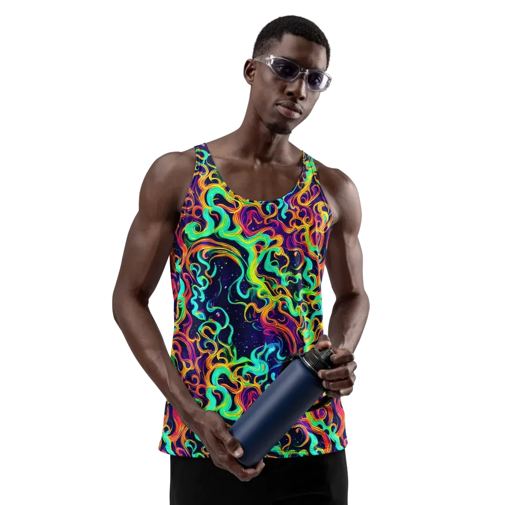 Cheston Swirl on Men's Tank Top — Front