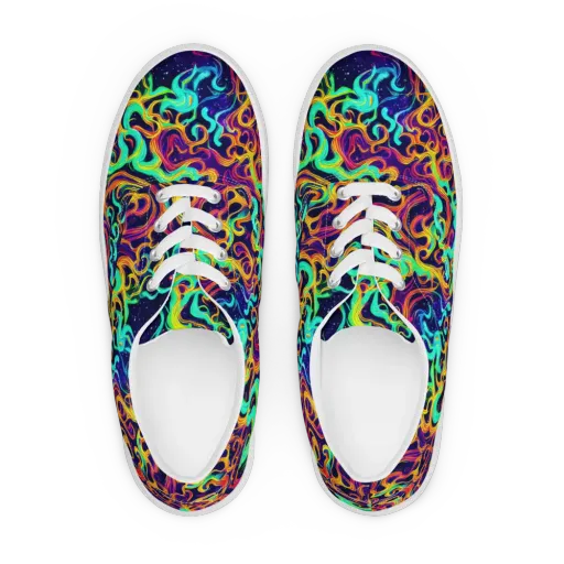 Cheston Swirl on a Men's Lace-Up Canvas Shoes