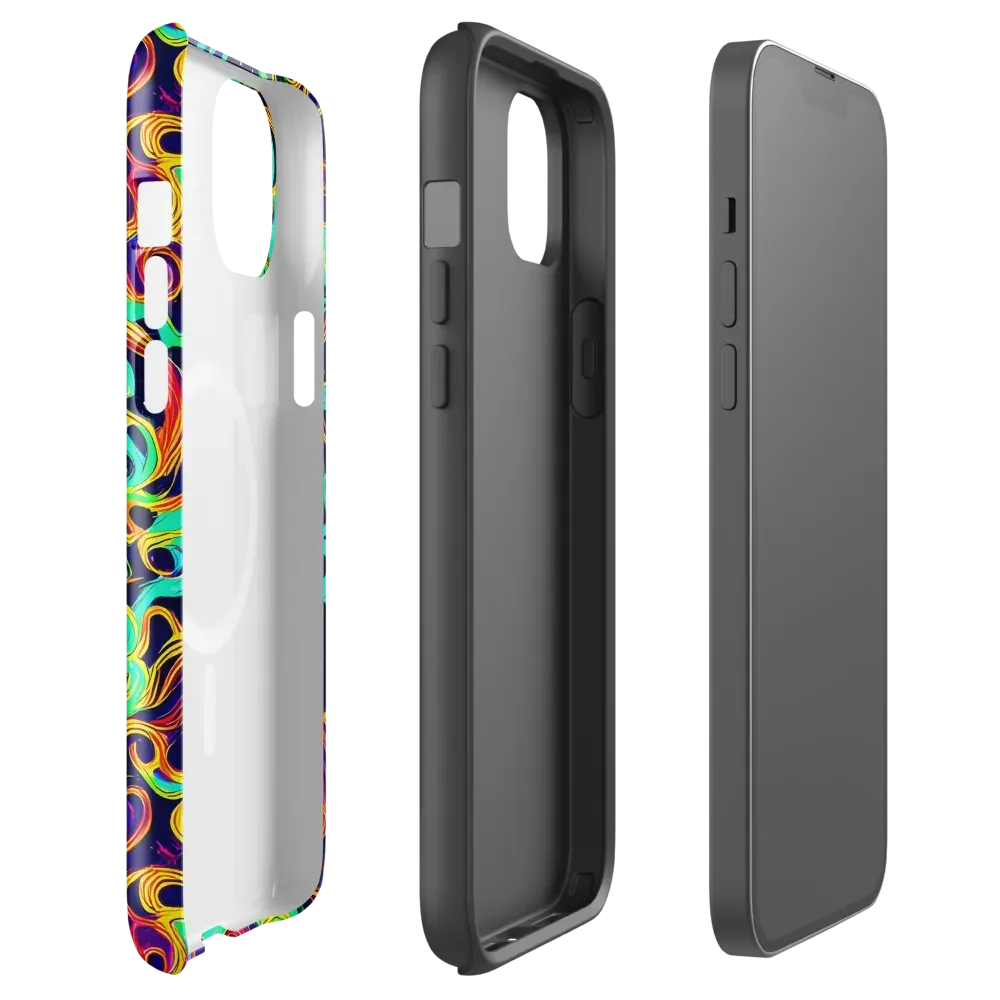 Cheston Swirl on MagSafe Tough Case for iPhone® — Front