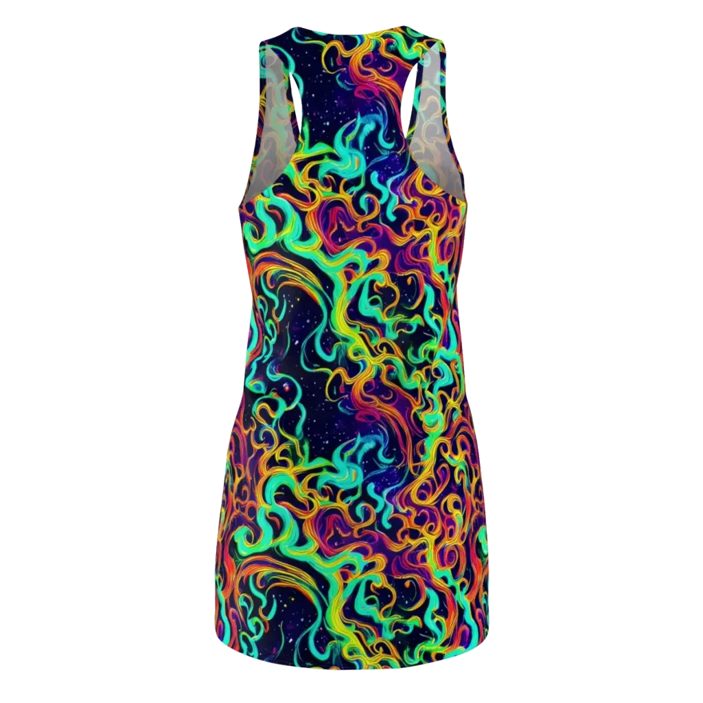 Cheston Swirl on Racerback Dress — Back