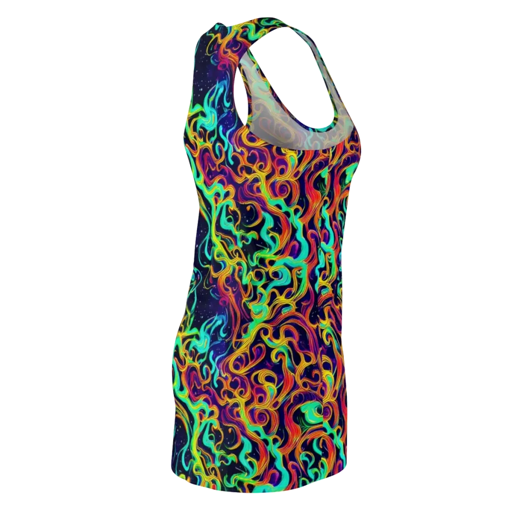 Cheston Swirl on Racerback Dress — Back Side